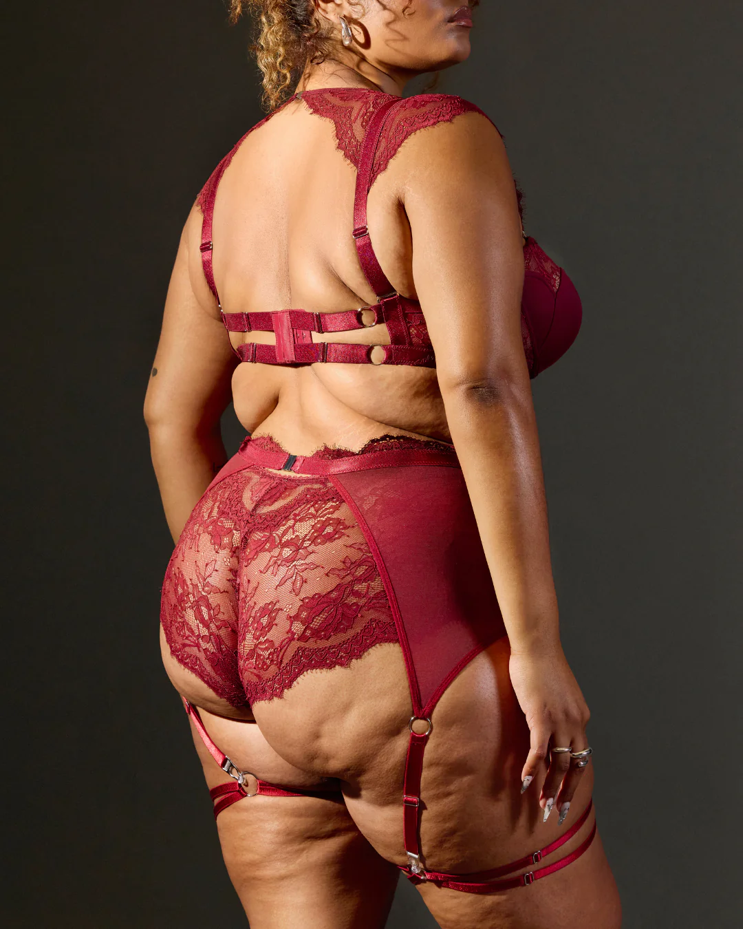 Daphne Bra Set Ruby - Image 4