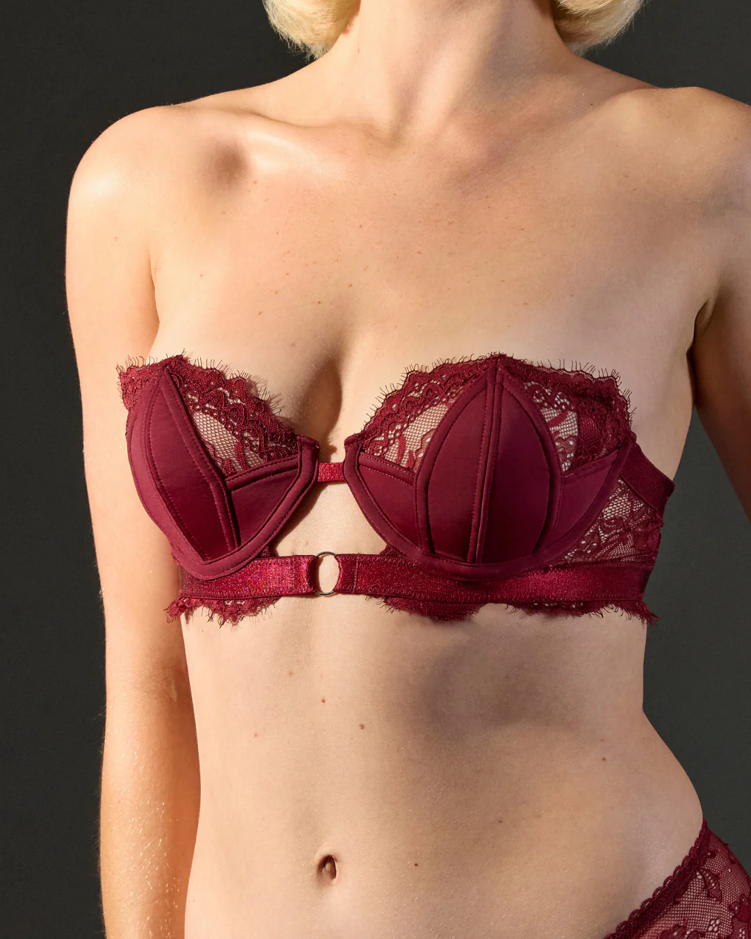 Daphne Bra Set Ruby - Image 6
