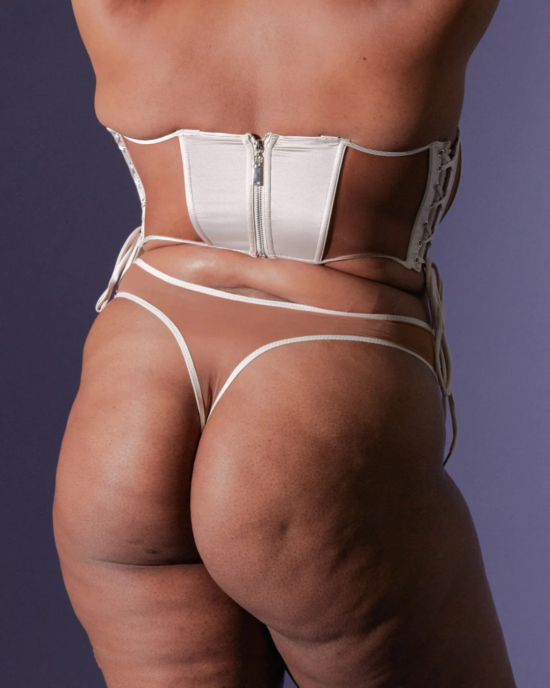 Dripping in Jewels Thong - Available in Multiple Nudes - FINAL SALE - Image 3