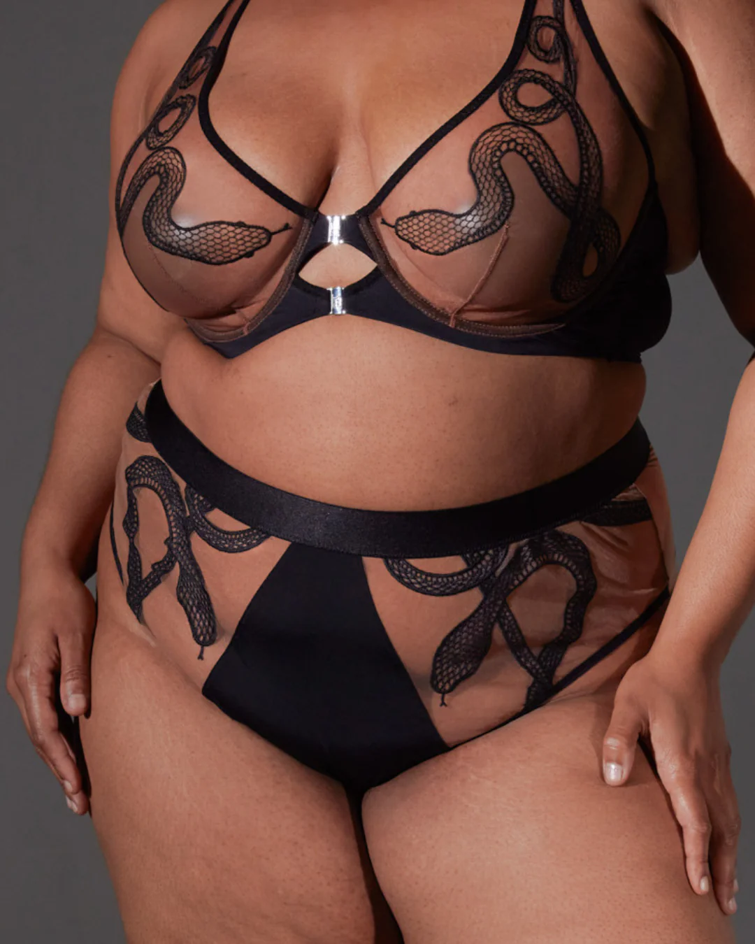 Medusa High-Waisted Bikini - Available in Multiple Nudes - Image 11